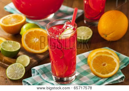 Refreshing Cold Fruit Punch
