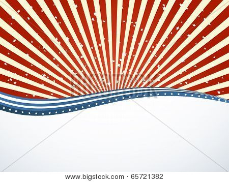 Independence day starry background