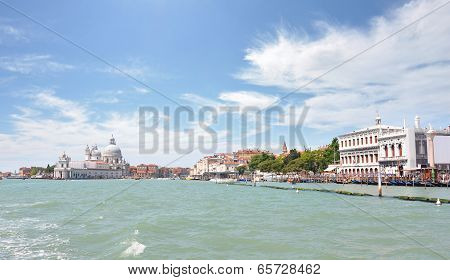 Santa Maria della Salute, or Basilica of St Mary of Health, in Venice, Italy