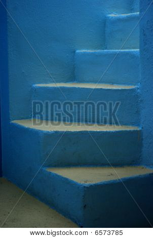 blå steg