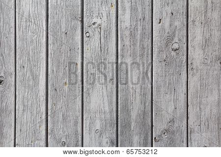 Wall Wooden Planks Painted  White Grey