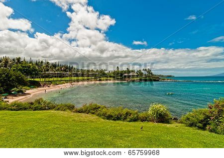 West Maui's famous Kaanapali beach resort area