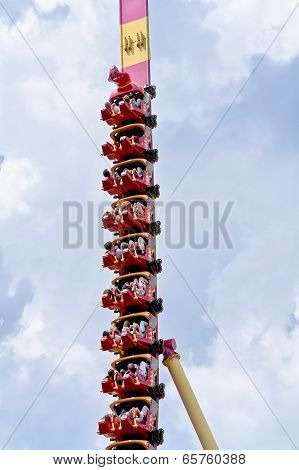 Vdnkh, People On Attraction