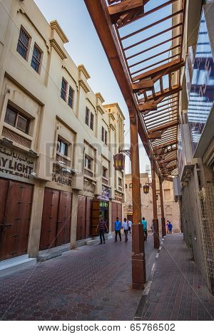 Arab Street In The Old Part Of Dubai