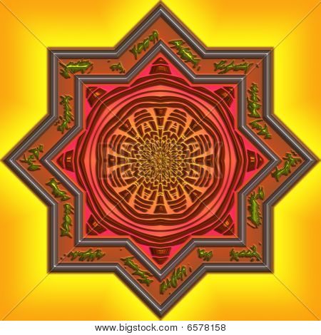 Mandala östlichen abstrakt Design