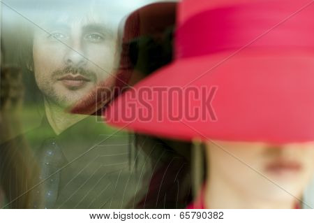 Woman In Red