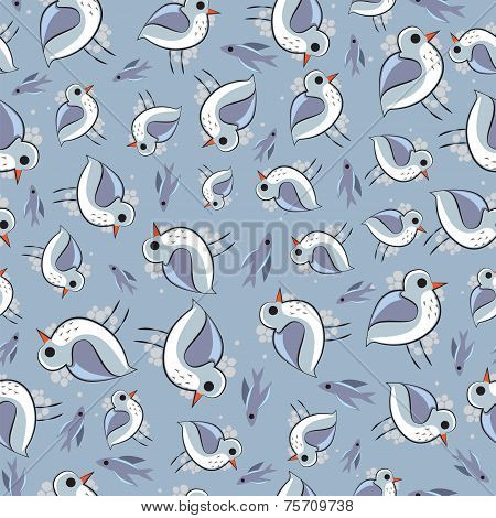 Seagulls pattern