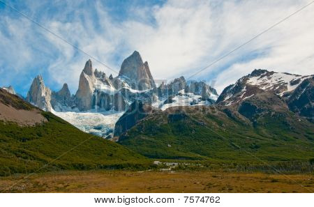 Fitz Roy montaña y Laguna De Los Tres, Patagonia, Argentina