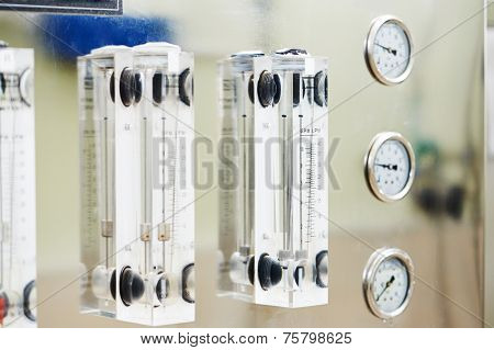 Pharmaceutical technology equipment facility for water preparation, cleaning and treatment at pharmacy plant