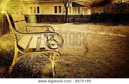 Wand des Rocks - Antik