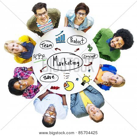 Marketing Strategy Team Business Commercial Advertising Concept