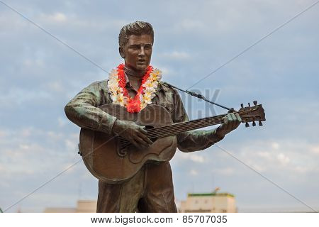 Elvis Statue in Kobe Japan