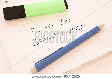 Plan Do Study Act