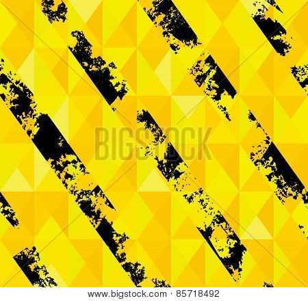grungy hazard stripes texture