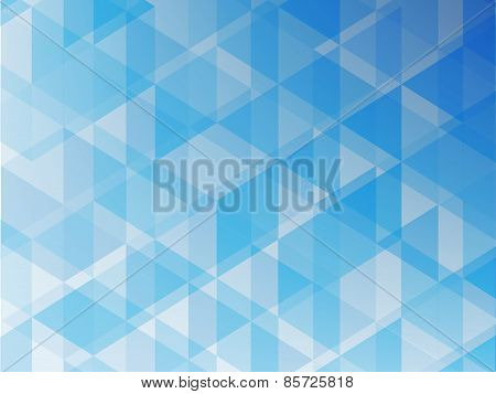Geometric Abstract  Background Triangle  Of Blue