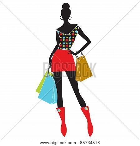 Shopping girl