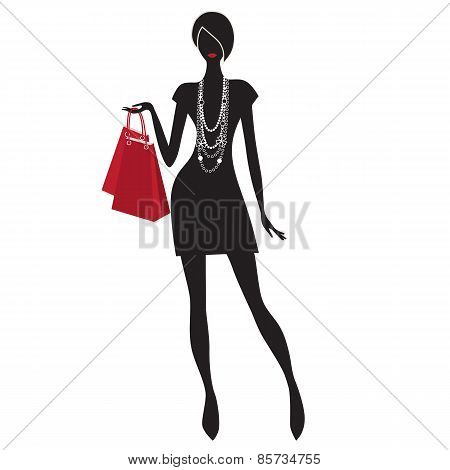 Shopping girl