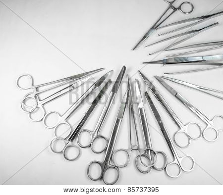 Surgical Instruments Arranged In A Pattern 3