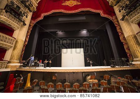 Teatro di san carlo, naples, italy