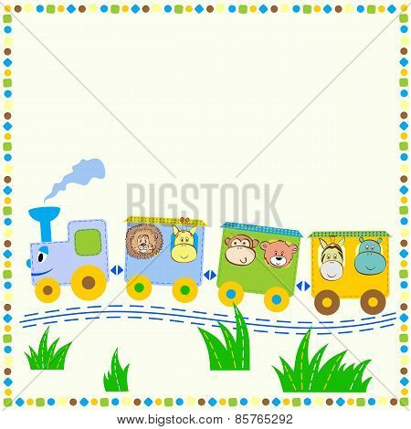 Cheerful train