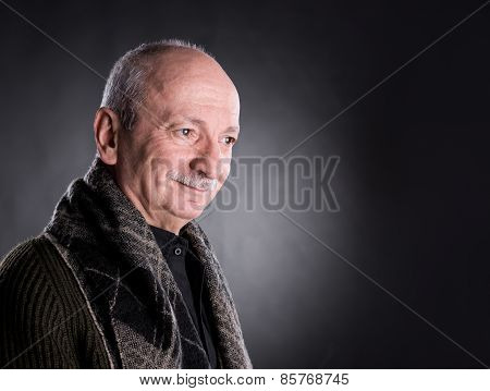 Smiling Elderly Man