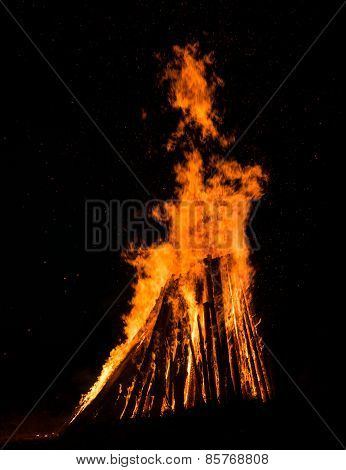 Big bonfire