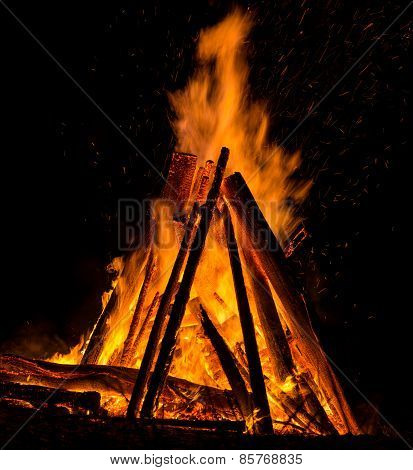 Big bonfire