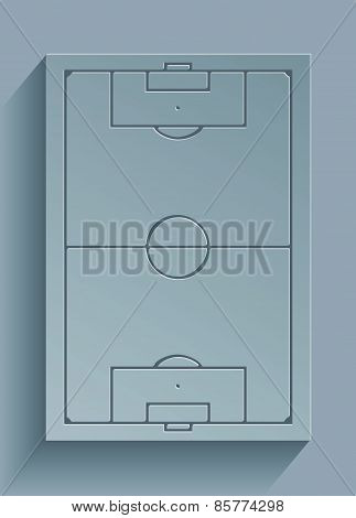 Football Field Embossed