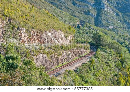Road And Railroad In The Montagu Pass