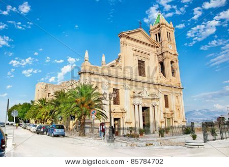 Parrocchia S. Nicola Di Bari church in Termini Imerese, Sicily, Italy.