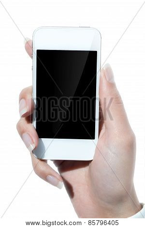 phone in hand