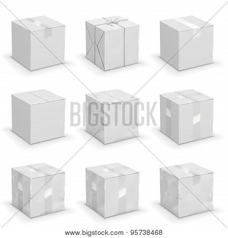 different boxes