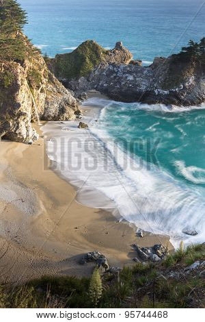 Coastal Waterfall, California