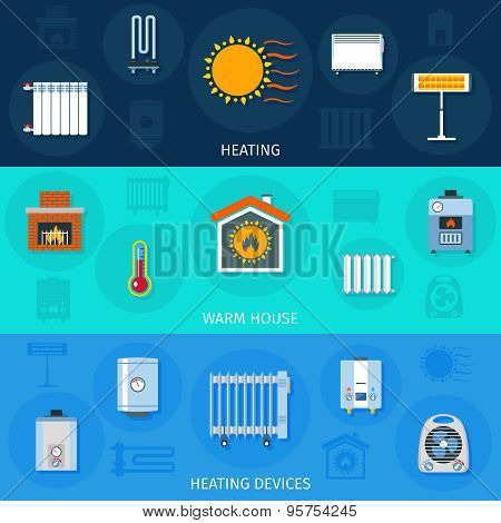 Heating Device Banner Set