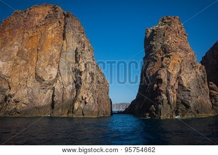 Amazing And Unusual Rock At Vani Peninsula, Milos, Greece