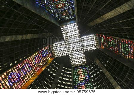 Interiors Of Cathedral Of Rio De Janeiro (san Sebastian)