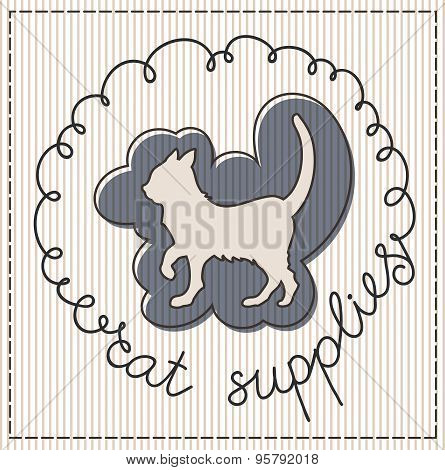 Cat Supplies Label