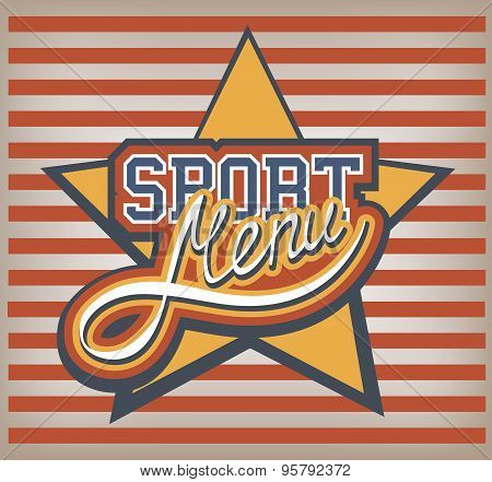 Sport Menu Label