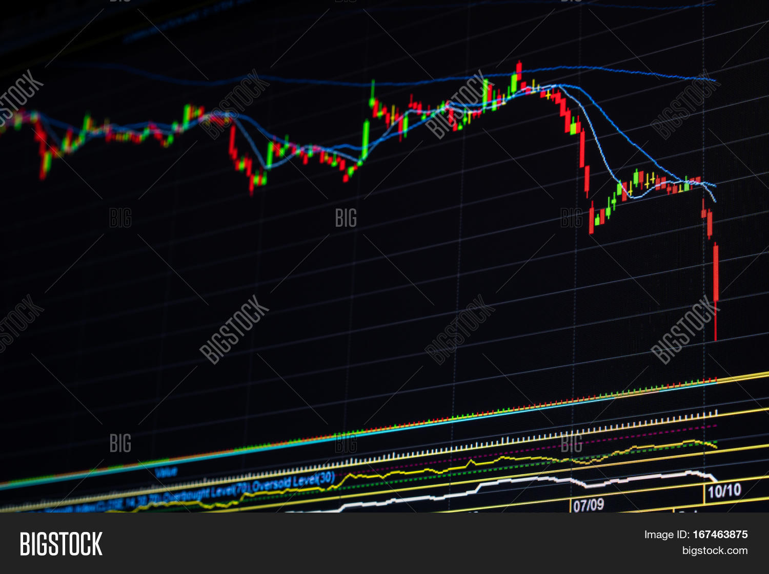 Down Trend Stock Image & Photo (Free Trial) Bigstock