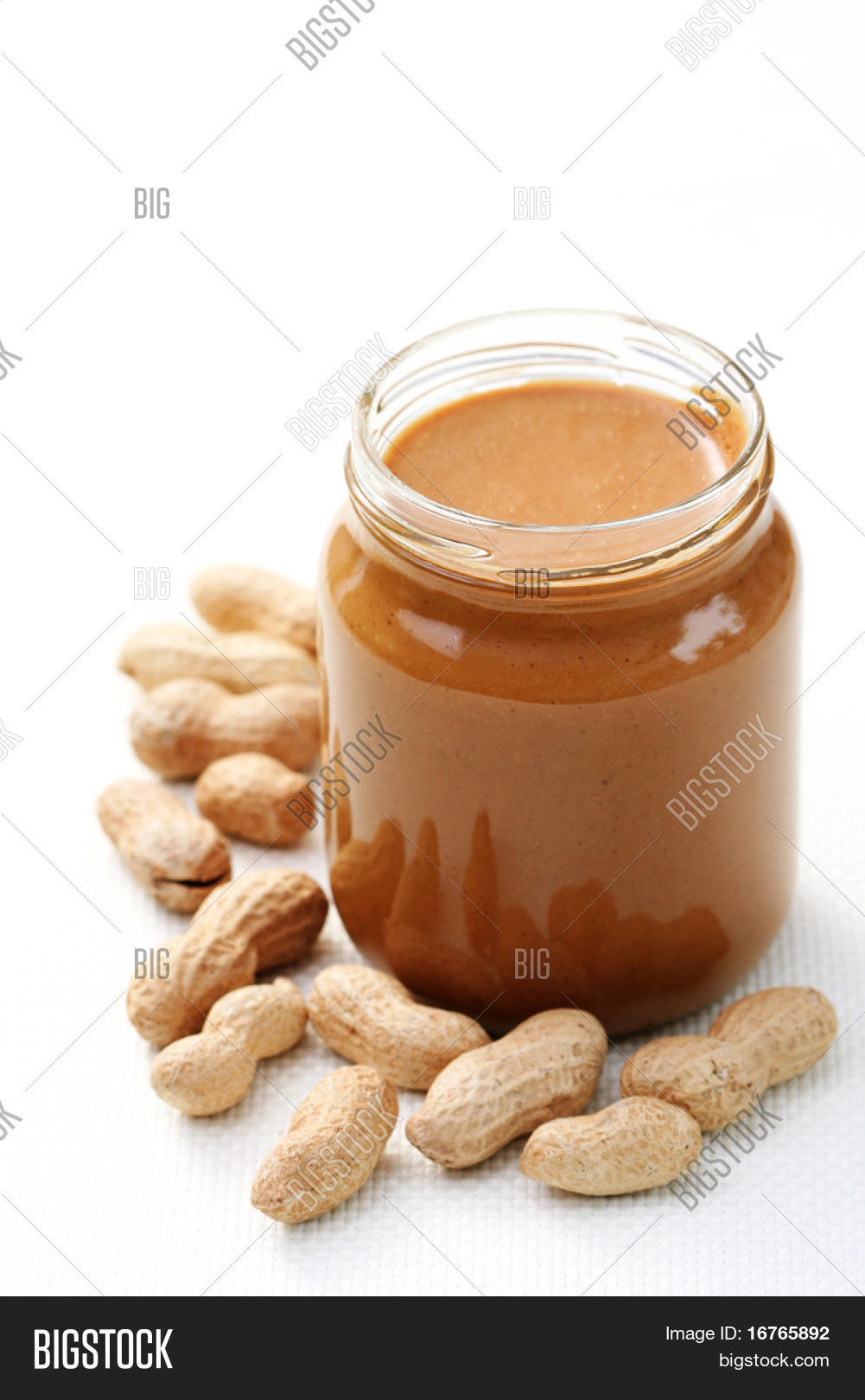 Jar Peanut Butter On Image & Photo (Free Trial) Bigstock
