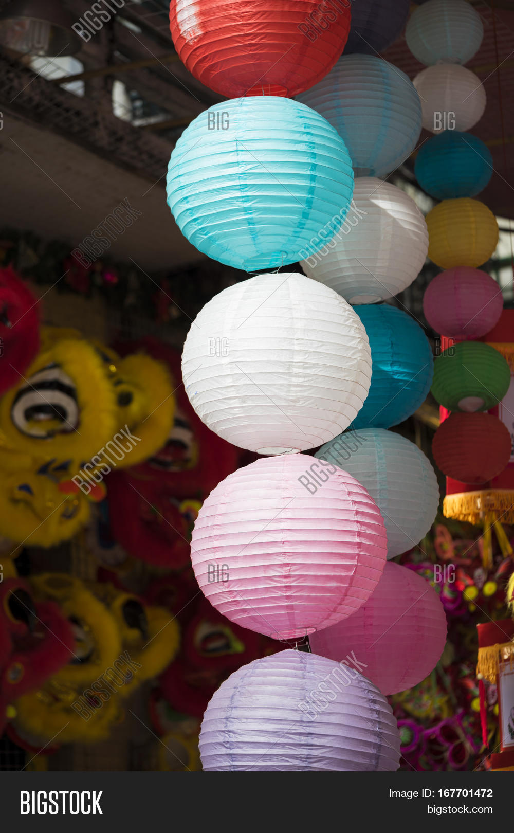 Paper Lanterns Sale On Image & Photo (Free Trial) Bigstock