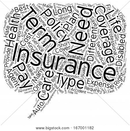 Insurance Made Easy A Guide For The Consumer text background wordcloud concept