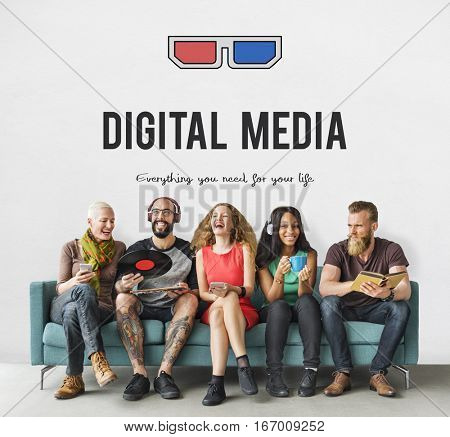 3D glasses icon entertainment media