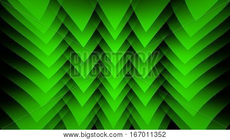 Green Abstract Background On The Black Strip