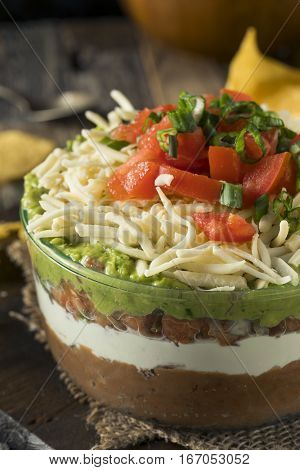 Homemade Mexican 7 Layer Dip
