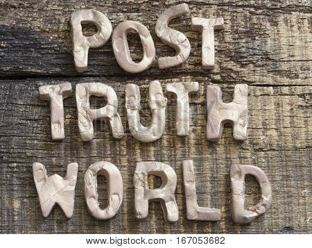 Post Truth concept
