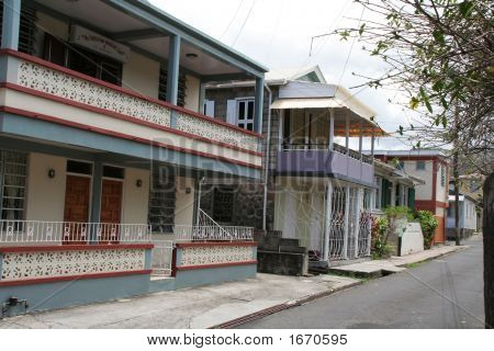 Side Street In Dominica