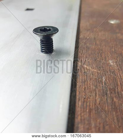 Screws used for assembling together. Clamp eruption continues
