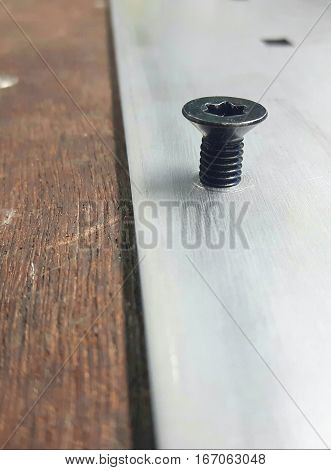 Screws used for assembling together. Clamp eruption continues