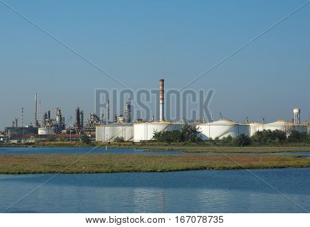 Marghera Industrial Area In Venice